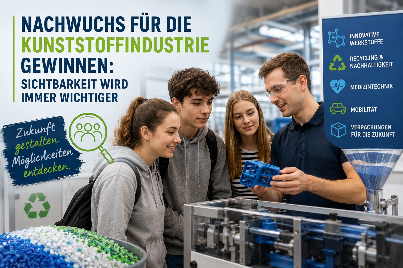Nachwuchs für die Kunststoffindustrie gewinnen